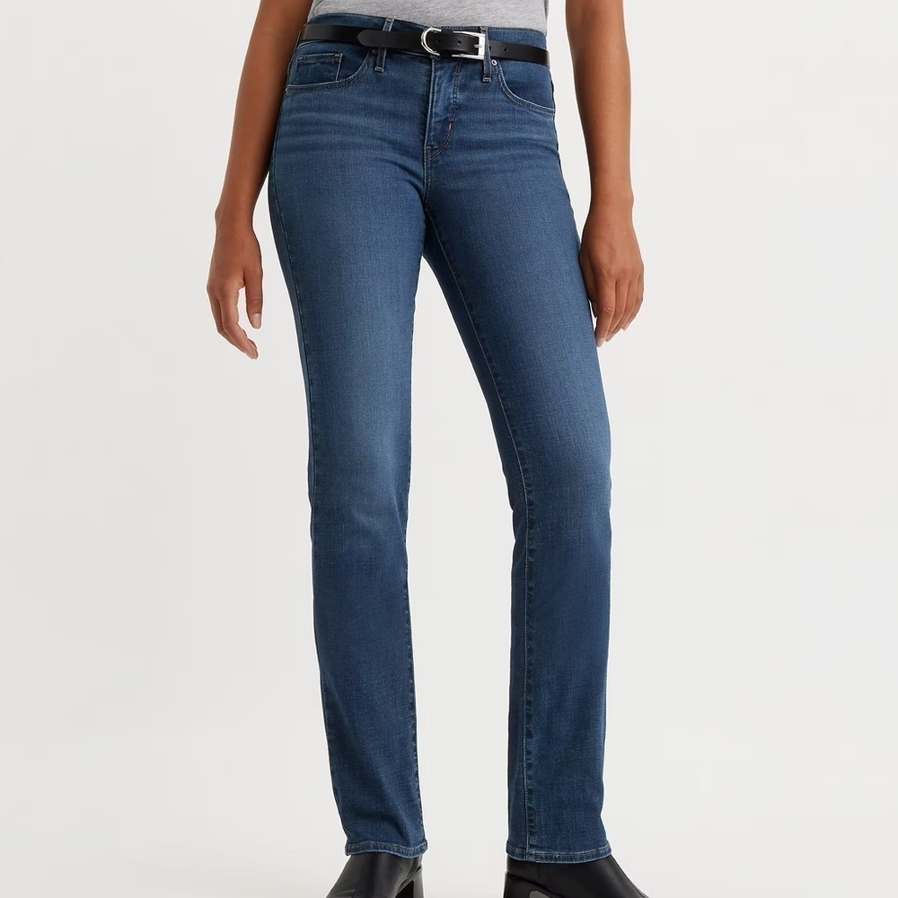 [levi’s] 314 Shaping Straight Jeans - Lapis Loft - Medium Wash - 29